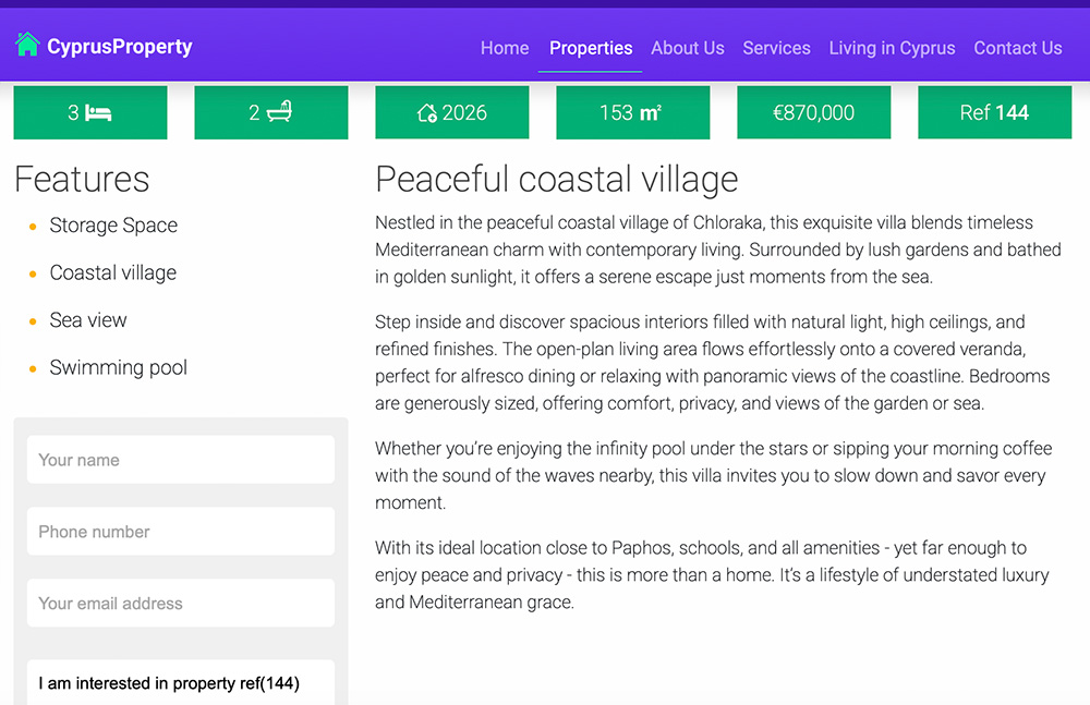 CyprusProperty | ID 146 - 4