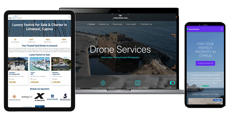 Responsive website design in Cyprus