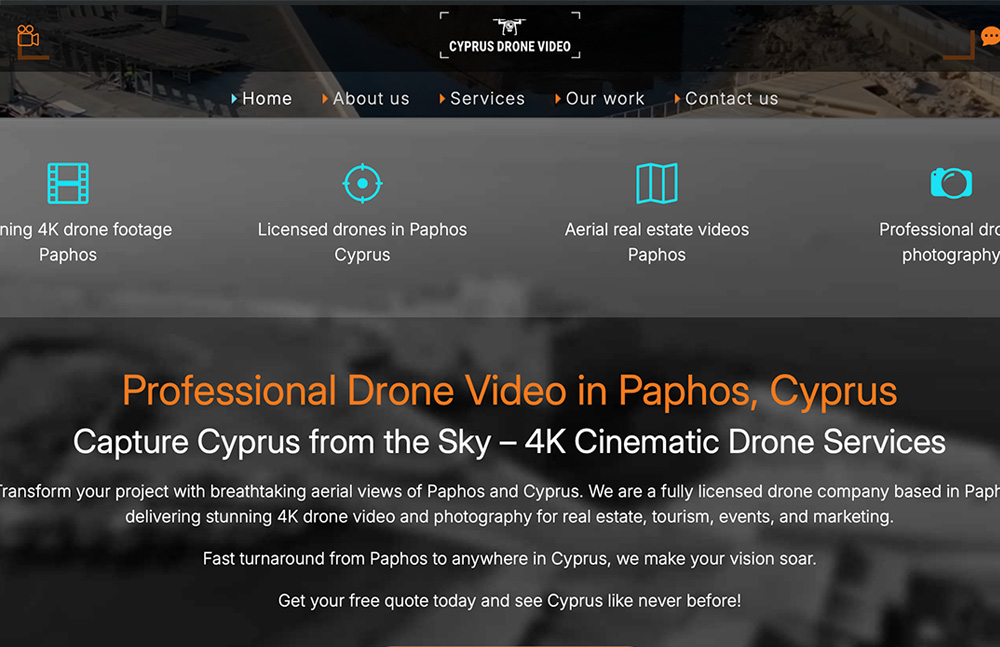 Cyprus Drone VIdeo | ID 114 - 2